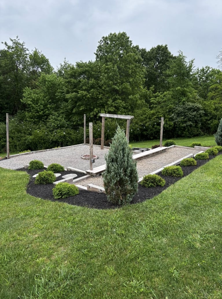 Residential property with expert landscaping services
