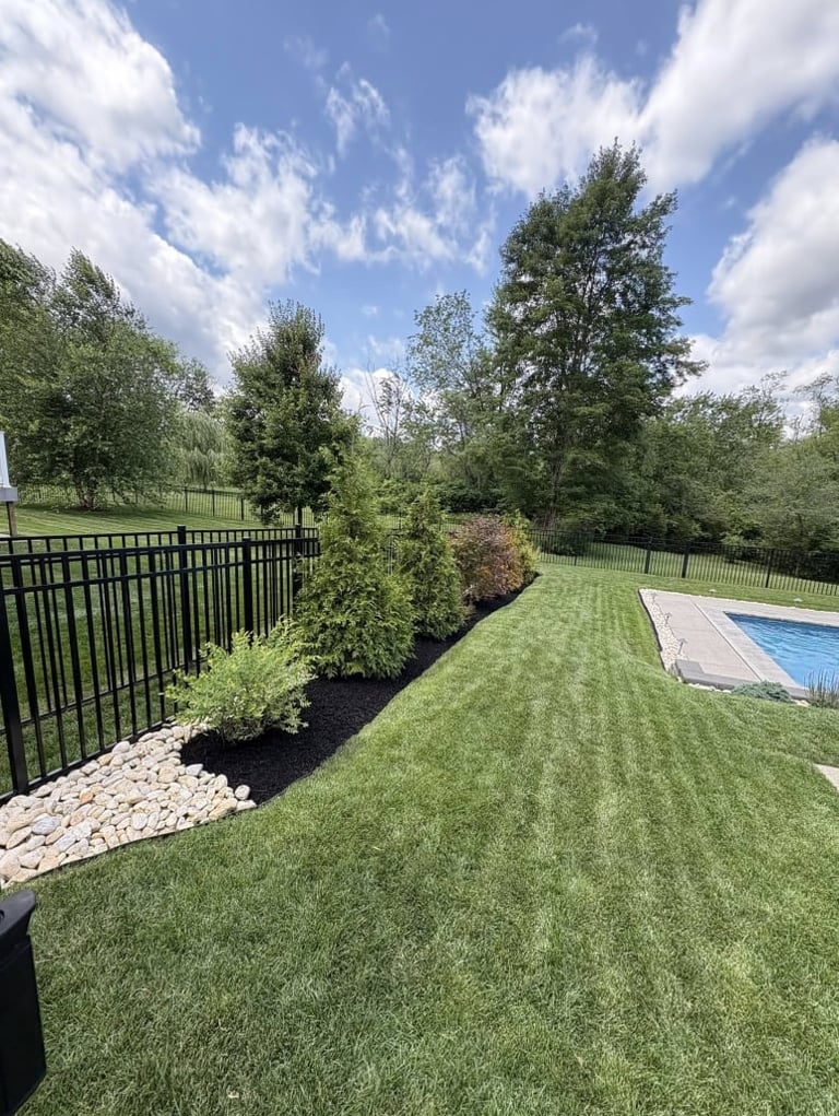 Landscape project demonstrating professional craftsmanship