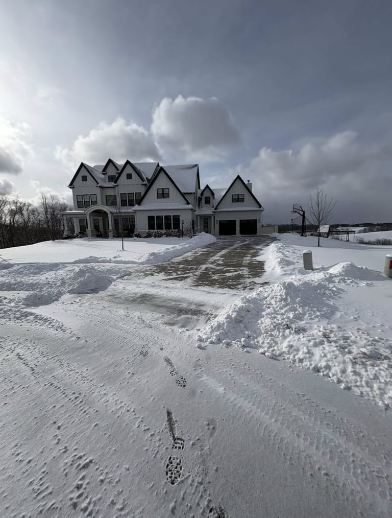 Professional landscaping project showcasing beautiful property transformation